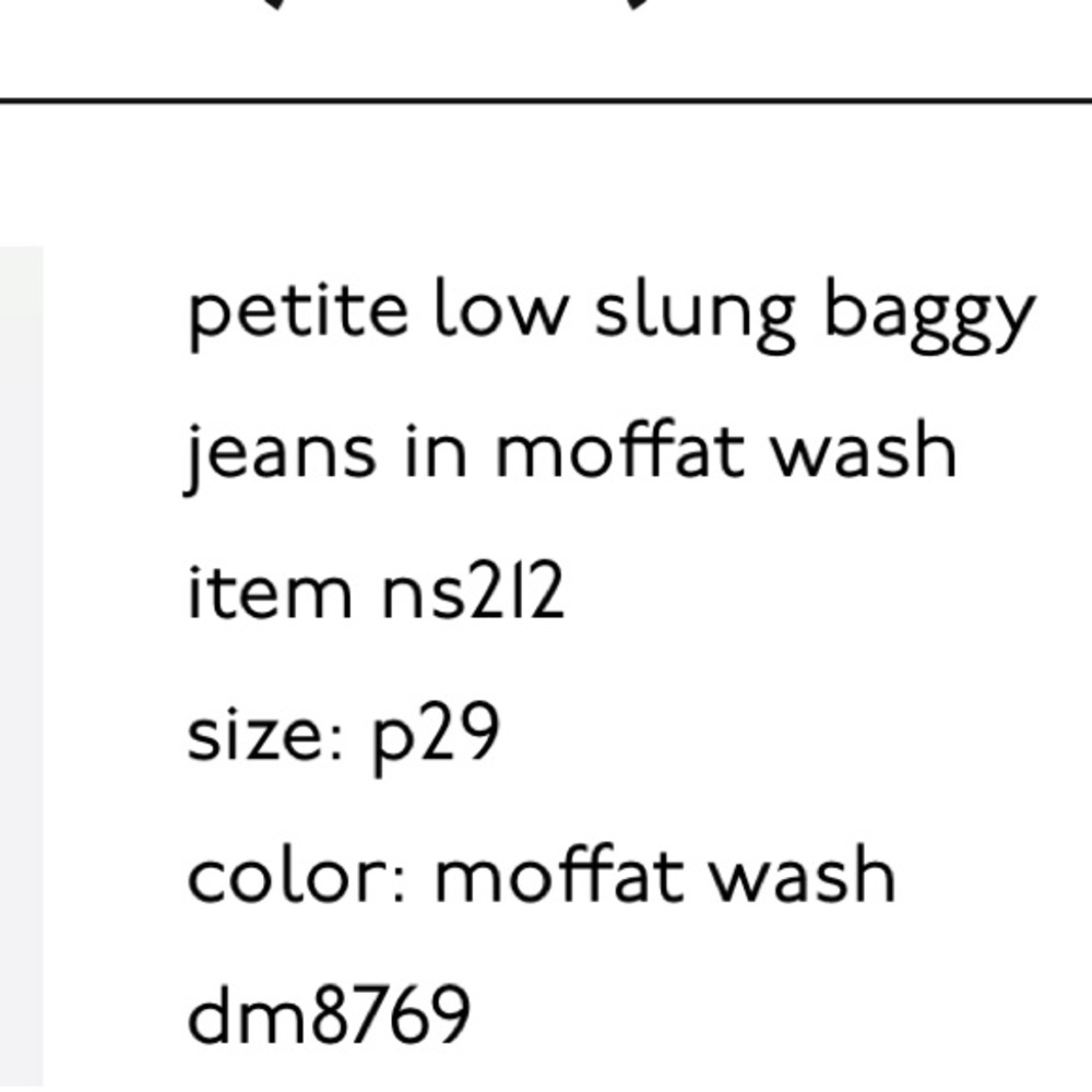 Madewell petite low slung baggy jeans in moffat wash 29P - Picture 8 of 8